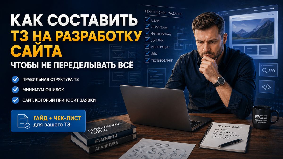 Как составить ТЗ на разработку сайта?