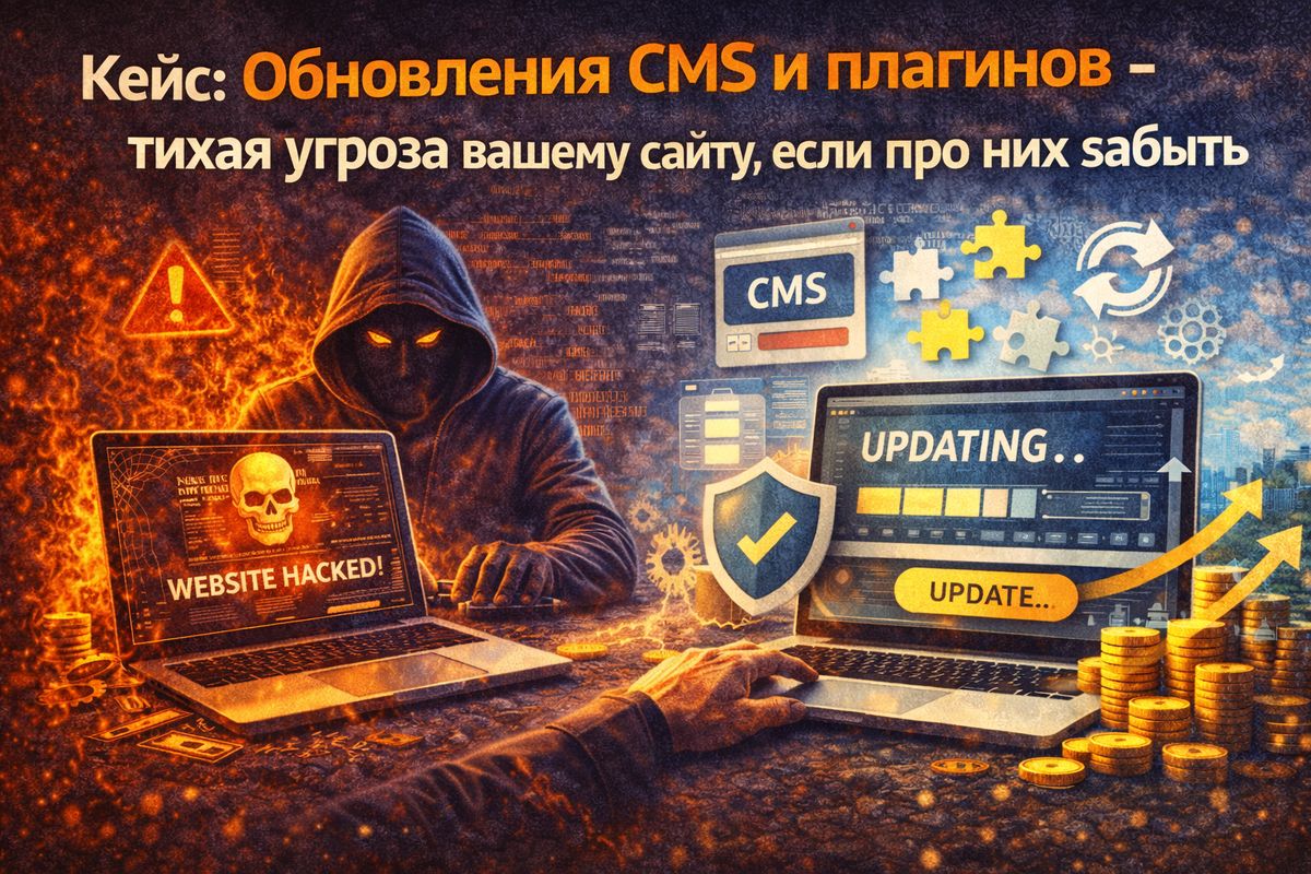 Обновления CMS и плагинов - тихая угроза вашему сайту, если про них забыть?