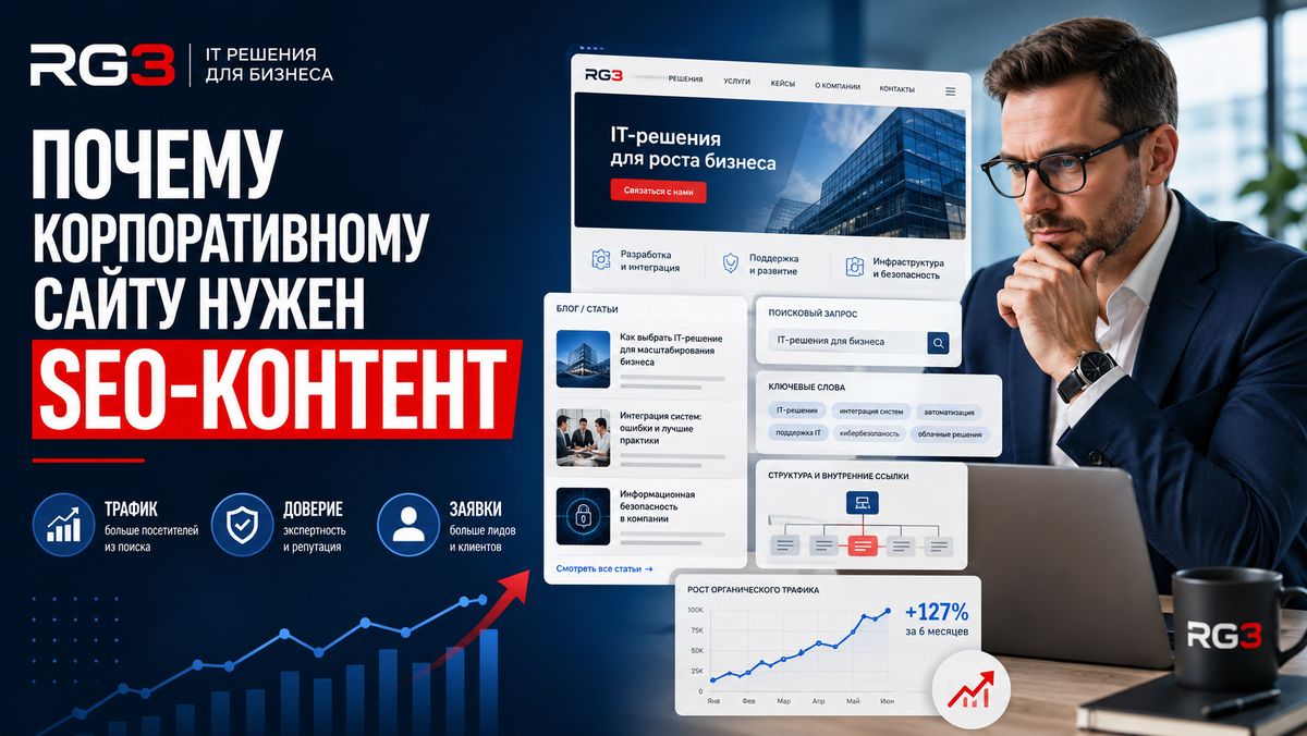 Почему корпоративному сайту нужен отдельный SEO-контент?