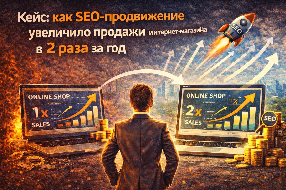Кейс: как SEO-продвижение увеличило продажи интернет-магазина в 2 раза за год?