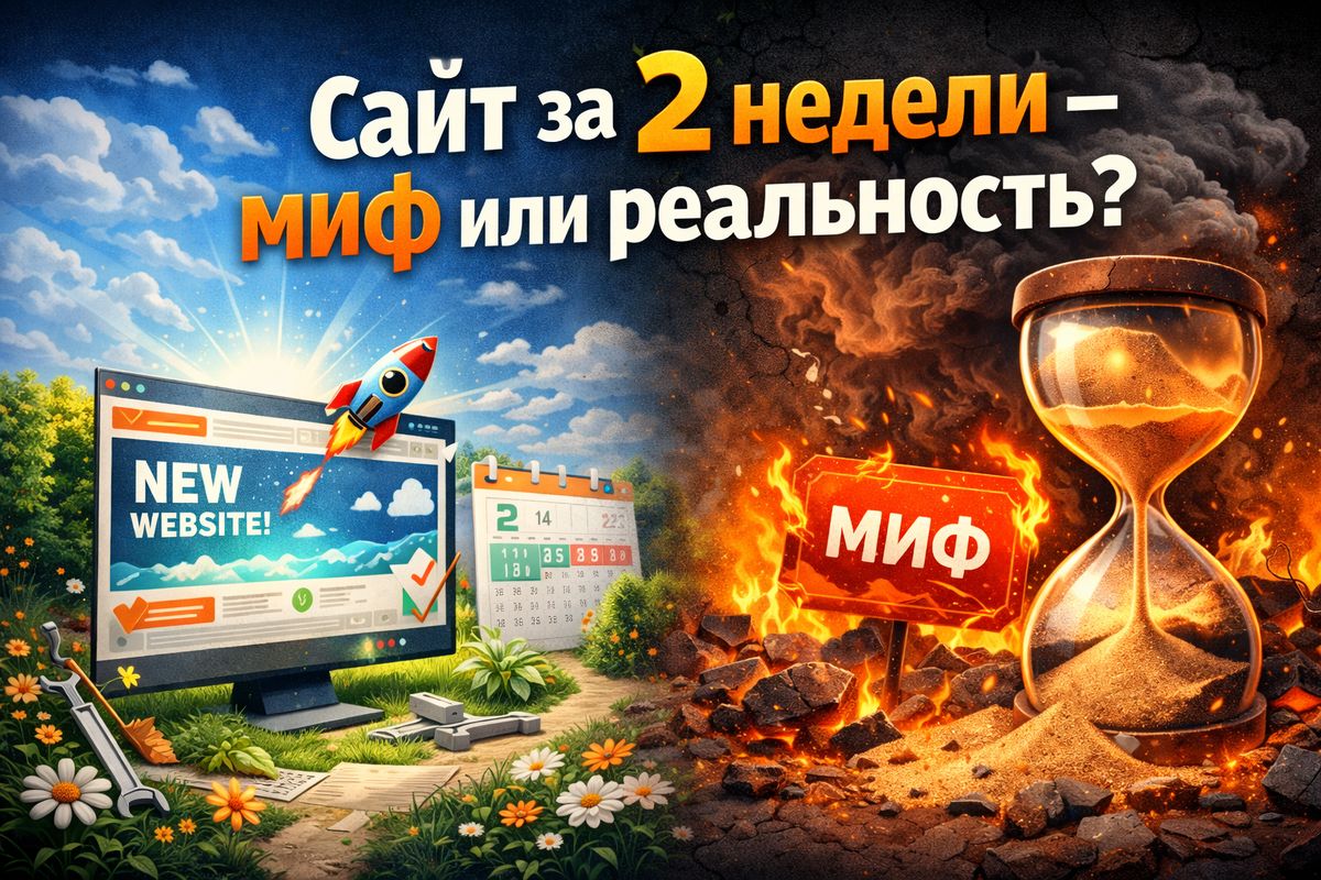 Сайт за 2 недели - миф или реальность?